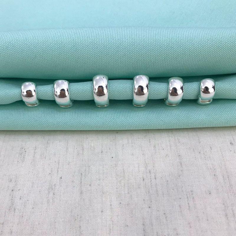 TRIO ARGOLA MAXI BANHADO A PRATA