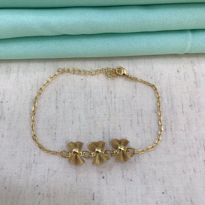 PULSEIRA LAÇO INF BANHADO A OURO