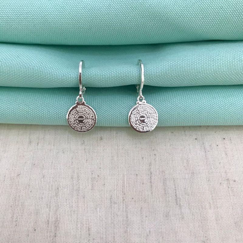 ARGOLA PAI NOSSO BANHADO A PRATA