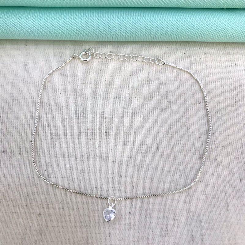 TORNOZELEIRA NIRA BANHADO A PRATA