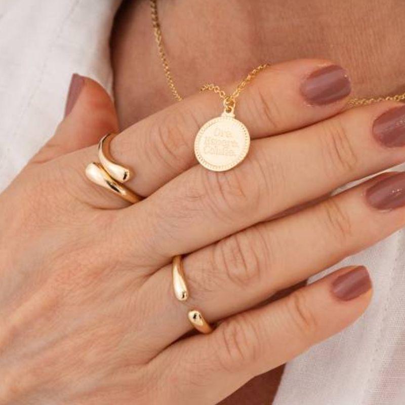 ANEL ENCANTO BANHADO A OURO