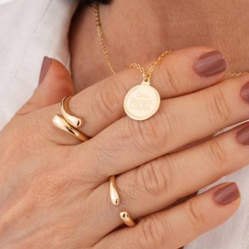 ANEL ENCANTO BANHADO A OURO