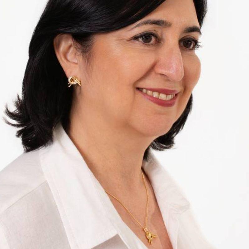 CONJUNTO NOZINHO ZIRCÔNIA BANHADO A OURO